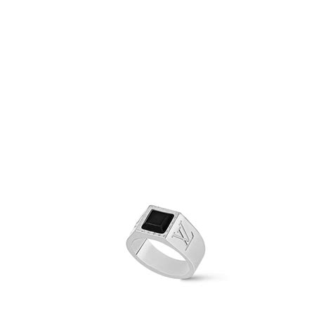 lv onyx signet ring